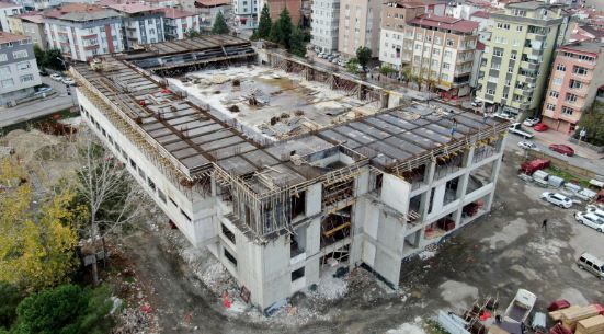 Spor Kompleksinin %55'i Tamamlandı