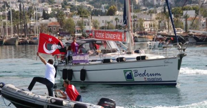 Bodrum'dan Samsun'a barış seyri Bodrum'dan Samsun'a barış seyri