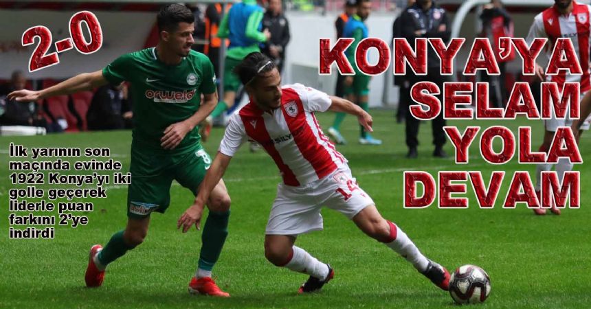 SAMSUN İLK YARIYI KAZANARAK BİTİRDİ SAMSUN İLK YARIYI KAZANARAK BİTİRDİ