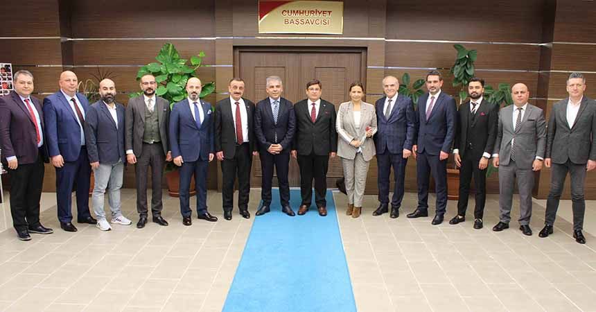 Samsunspor yönetiminden ziyaretler Samsunspor yönetiminden ziyaretler