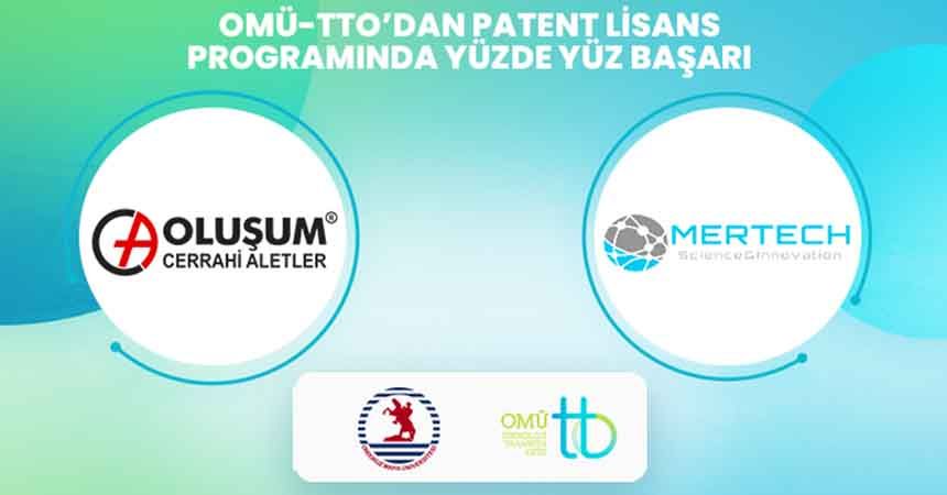 Patent Lisans programında yüzde 100 başarı