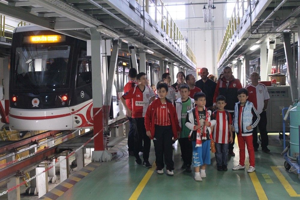 Samsunsporlu Aileler Grubu SAMULAŞ'ta Samsunsporlu Aileler Grubu SAMULAŞ'ta