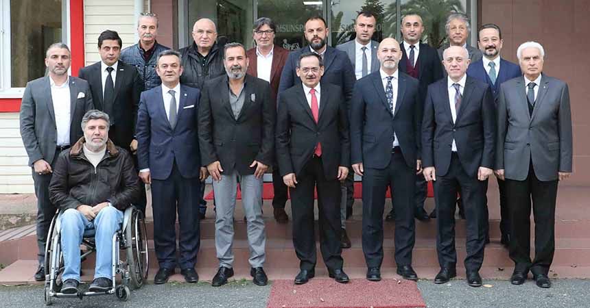 Demir'den Yılport Samsunspor'a ziyaret Demir'den Yılport Samsunspor'a ziyaret