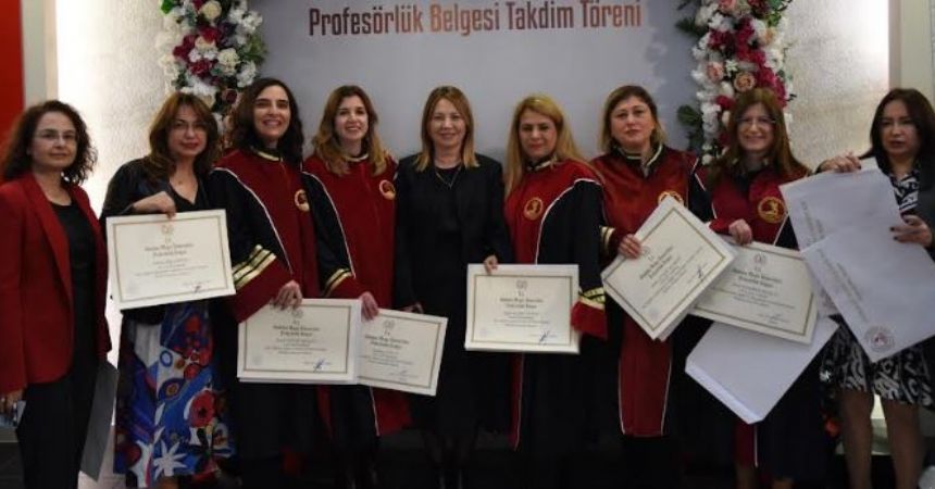 Omü'de 155 Akademisyen Profesörlük Belgesini Teslim Aldı