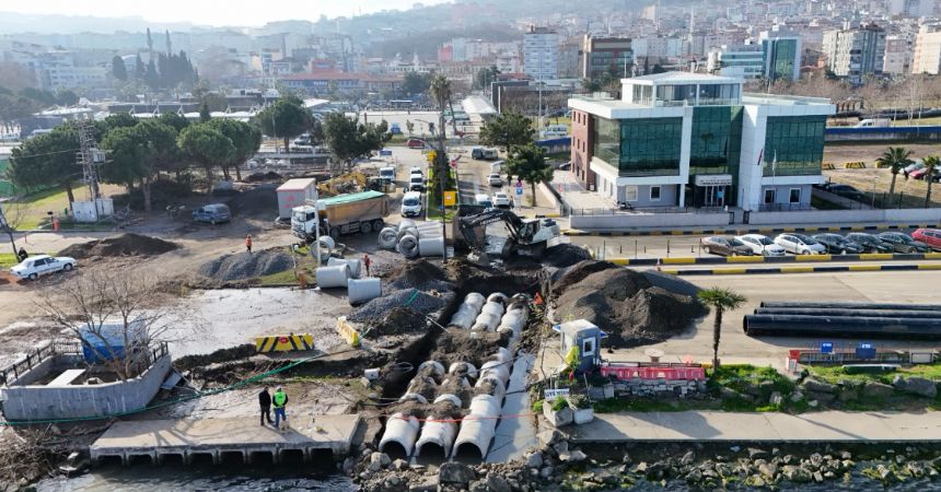 Samsun'a 50 Milyon TL'lik Yağmur Suyu Hattı