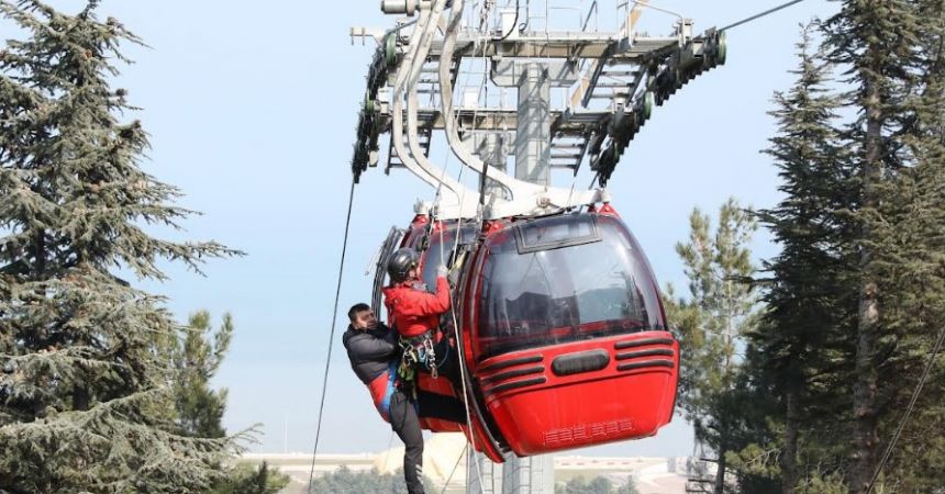 Teleferik İçin Kurtarma Eğitimi