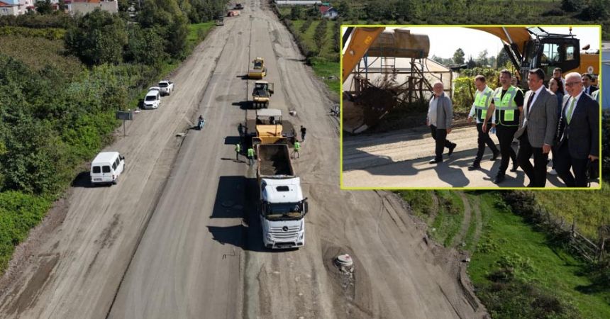 Terme'ye Yeni Bulvar Yolu