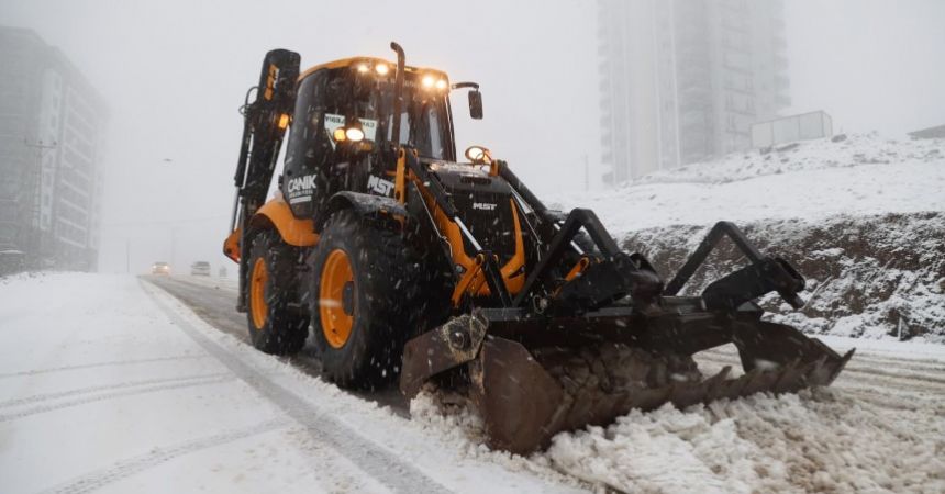 Canik'te Kar Mesaisi Canik'te Kar Mesaisi