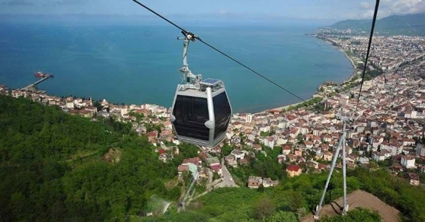 Boztepe teleferiğini 9 günde 60 bin kişi kullandı Boztepe teleferiğini 9 günde 60 bin kişi kullandı