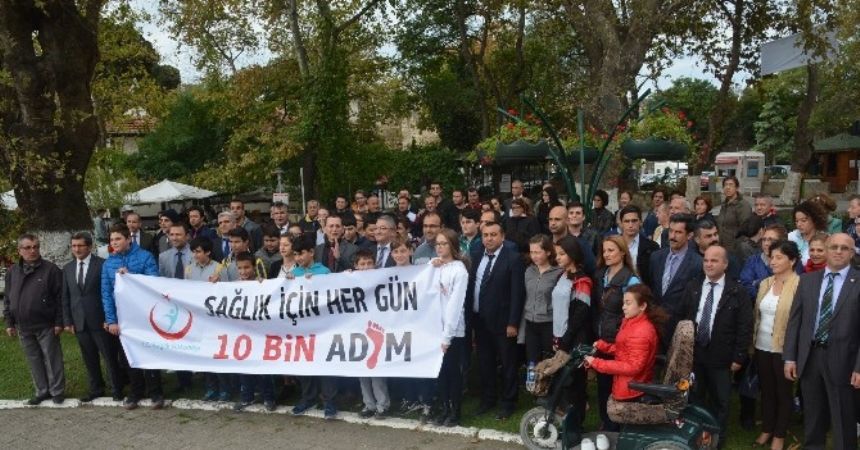 Sağlıklı yaşam için yürüdüler Sağlıklı yaşam için yürüdüler