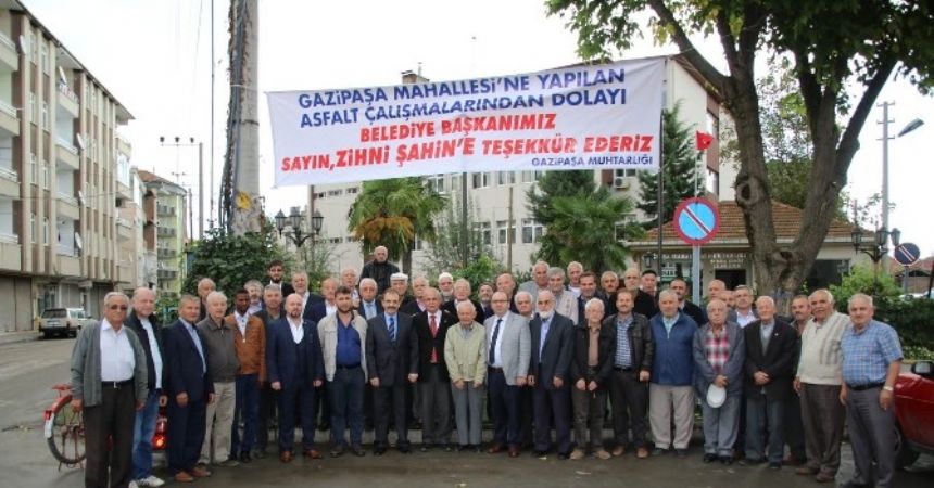 Gazipaşalılar'dan teşekkür Gazipaşalılar'dan teşekkür
