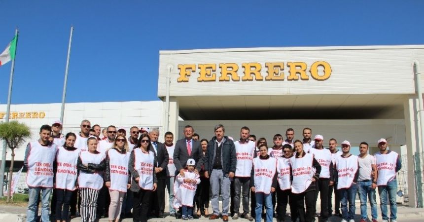 Çikolata devi Ferrero'da grev sürüyor Çikolata devi Ferrero'da grev sürüyor
