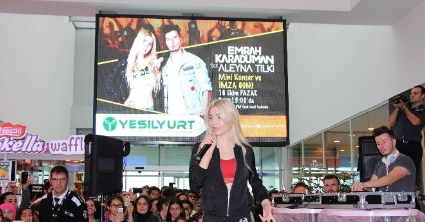 Aleyna Tilki ve Emrah Karaduman sahne aldı