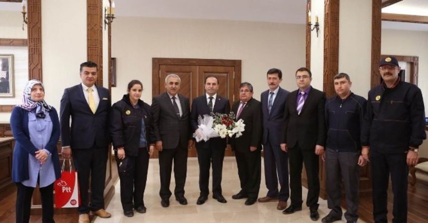 PTT'den Vali Işık’a 176. yıl ziyareti