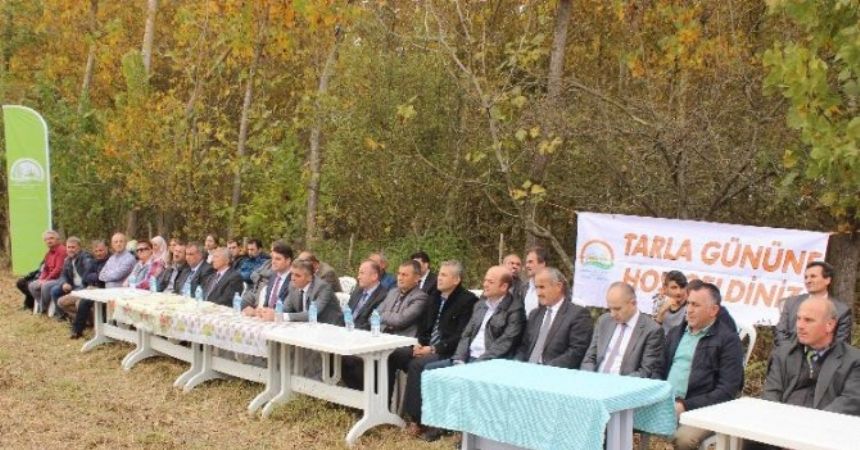 Terme'de soya tarla günü Terme'de soya tarla günü