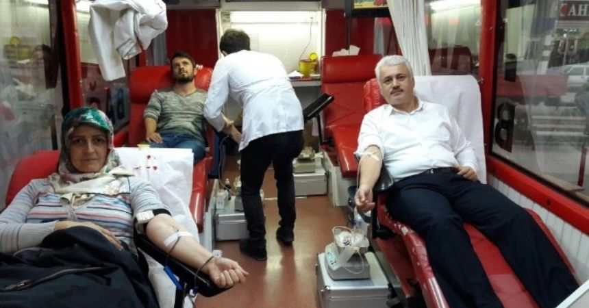 Alaçam’da kan bağışı kampanyası