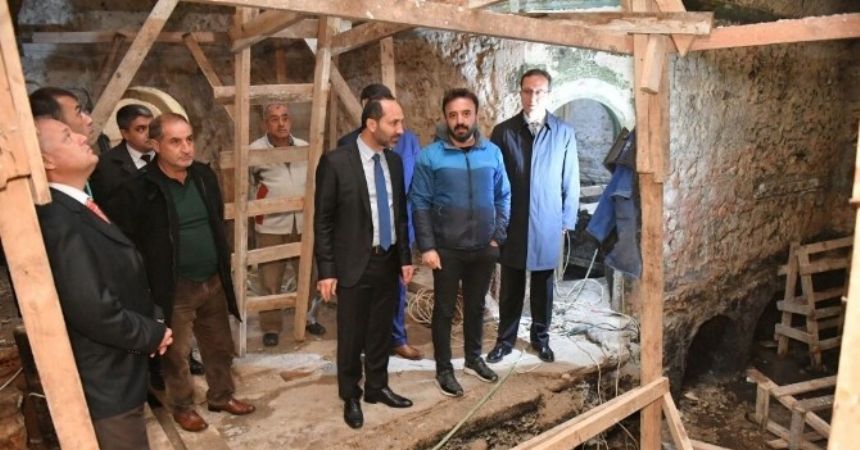 Saray Hamamı restorasyonu sürüyor Saray Hamamı restorasyonu sürüyor
