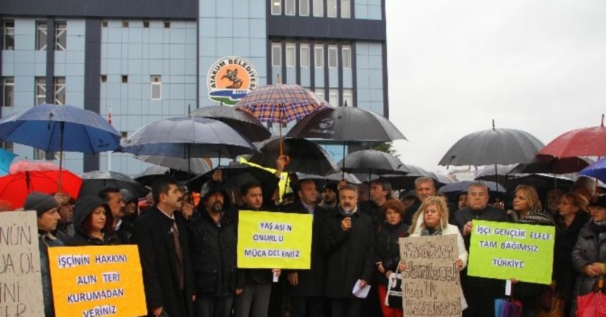 KHK kararları protesto edildi KHK kararları protesto edildi
