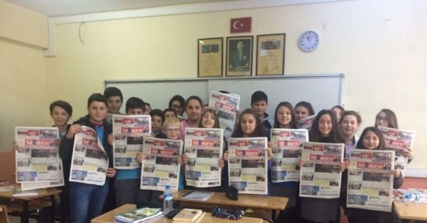 Öğrencilerden okul gazetesi Öğrencilerden okul gazetesi