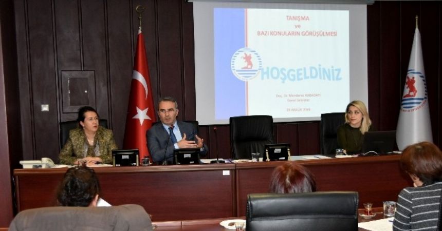 OMÜ’de tanışma ve değerlendirme toplantısı OMÜ’de tanışma ve değerlendirme toplantısı