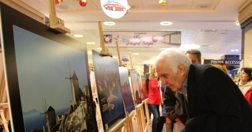 SAMFAD sergisi sanatseverle buluştu