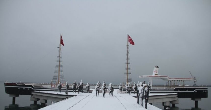 Samsun kar altında Samsun kar altında