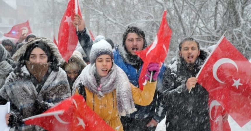 OMÜ’lü öğrenciler Sarıkamış’ı unutmadı