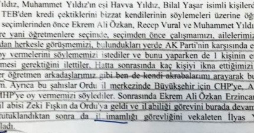FETÖ, Ordu’da CHP’yi desteklemiş! FETÖ, Ordu’da CHP’yi desteklemiş!