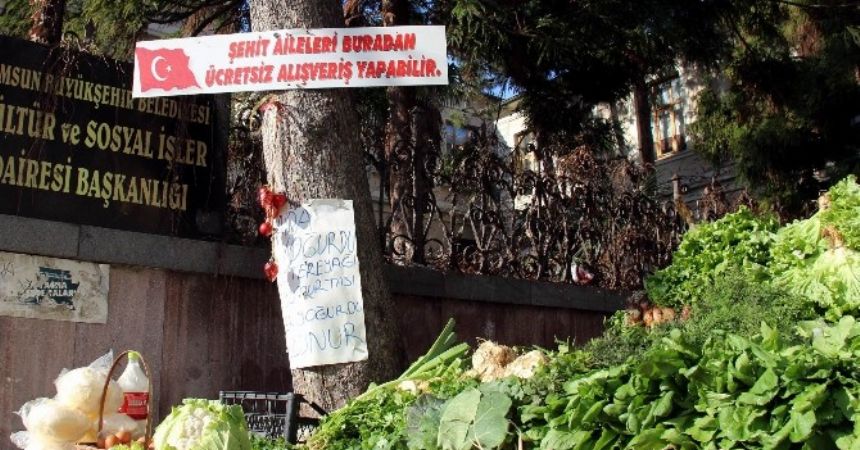 Şehit yakınlarına bedava