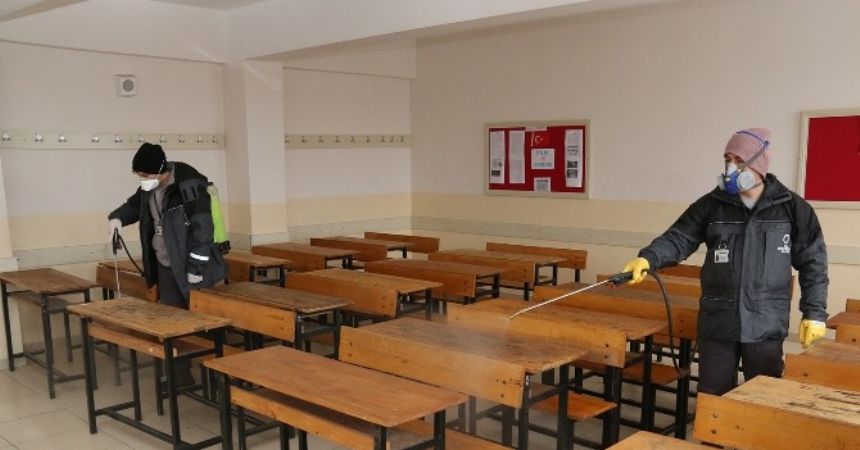 Ordu’da okullar ilaçlanıyor
