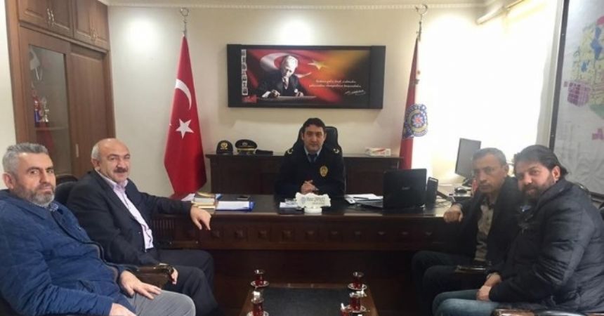 TSO'dan, Emniyet Müdürü Sapmaz’a ziyaret TSO'dan, Emniyet Müdürü Sapmaz’a ziyaret