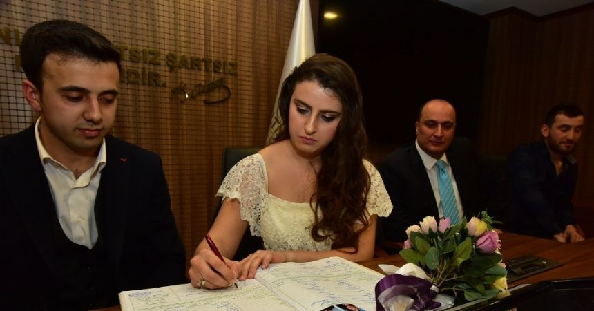 14 Şubat’ta 14 nikah