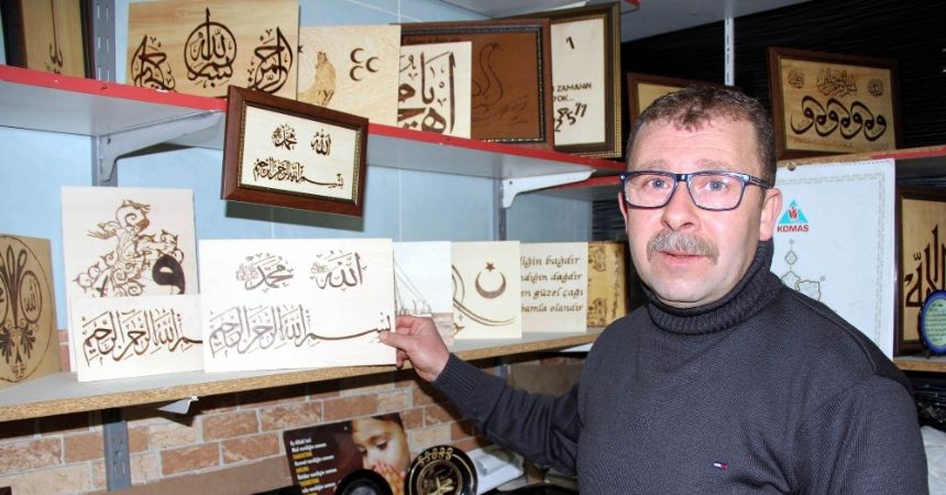 İmamın ahşap el sanatı tutkusu