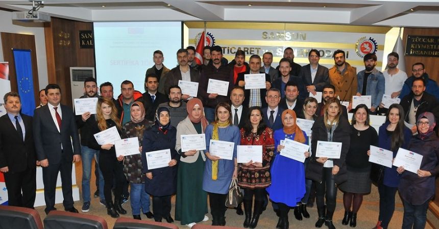 Girişimcilerin sertifika heyecanı Girişimcilerin sertifika heyecanı