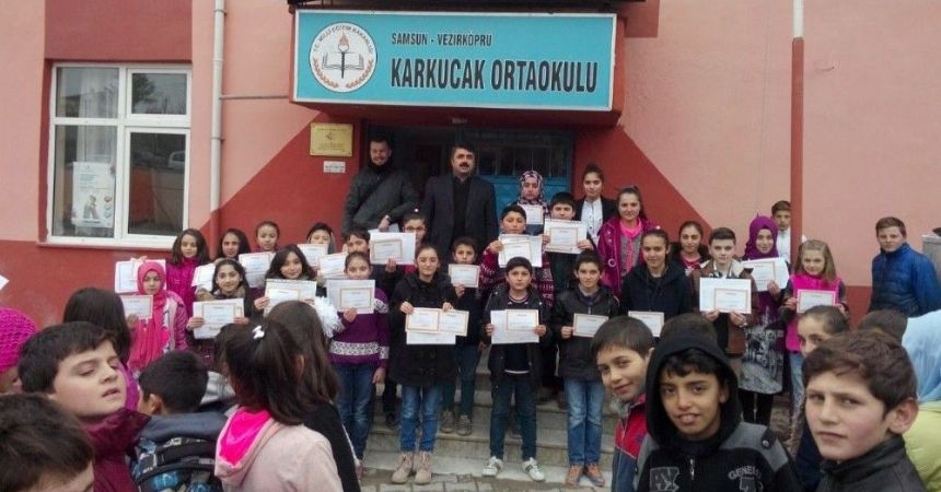 Karkucak Ortaokulunda birincilik sevinci