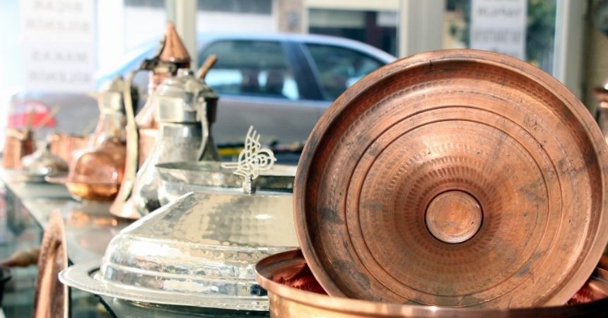 Bakır kaplara ilgi arttı Bakır kaplara ilgi arttı