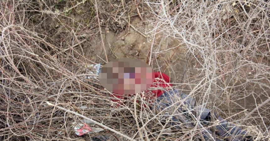 Dere yatağında ölü bulundu Dere yatağında ölü bulundu