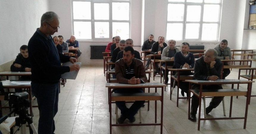 Mesleki yeterlilik için ter döktüler Mesleki yeterlilik için ter döktüler