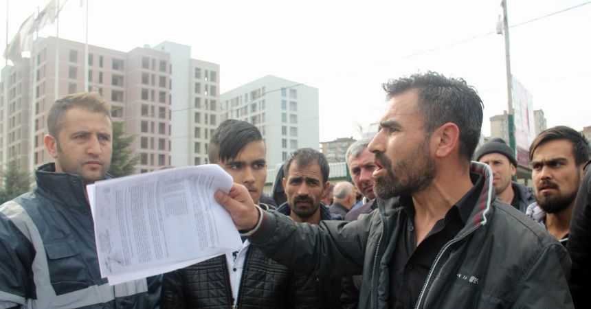 Taşeron iflas etti, işçiler ortada kaldı Taşeron iflas etti, işçiler ortada kaldı