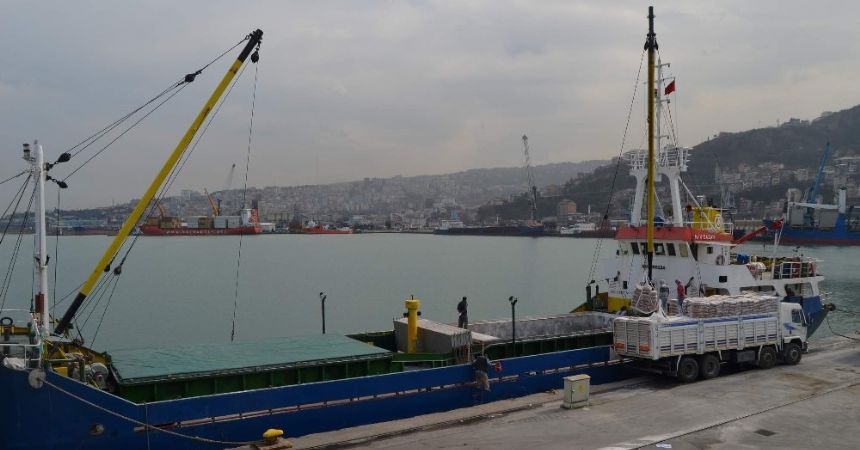 Trabzon Limanı son 30 yılın rekorunu kırdı Trabzon Limanı son 30 yılın rekorunu kırdı