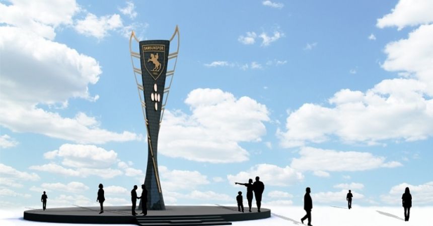 Canik'te anıt mesaisi Canik'te anıt mesaisi