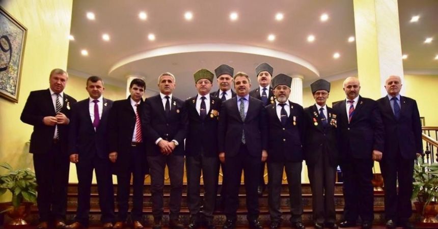 Gazilerden Büyükşehir Belediyesi'ne ziyaret