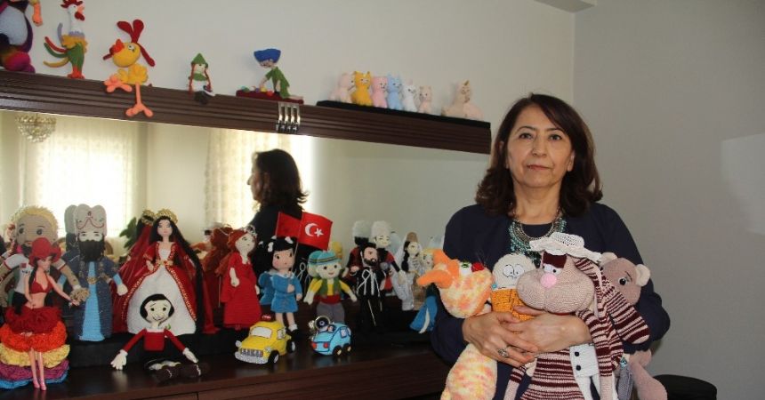 Oğlu için başladı, dünyaya örüyor