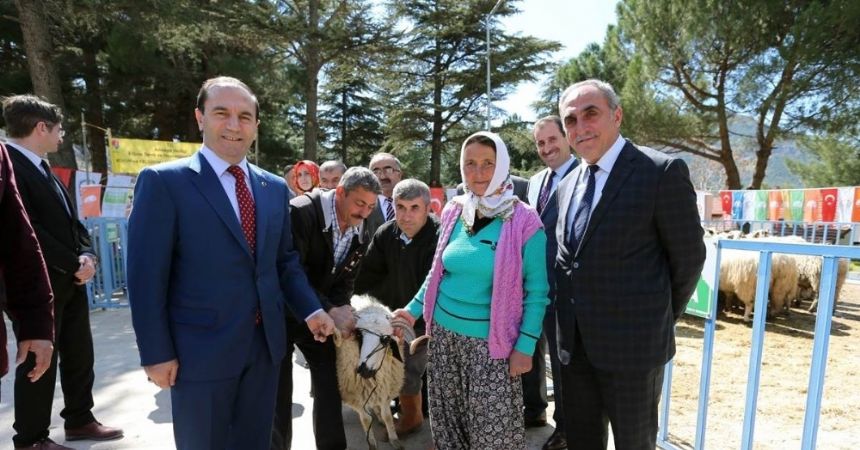 Vali Işık koç dağıttı Vali Işık koç dağıttı