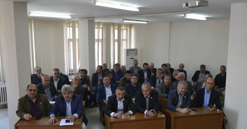 Muhtarlar vergi konusunda bilgilendirildi Muhtarlar vergi konusunda bilgilendirildi