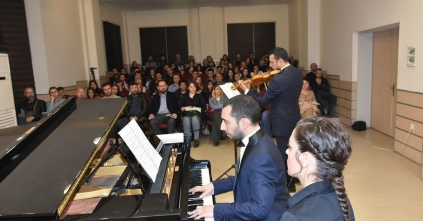 OMÜ’de keman ve piyano resitali