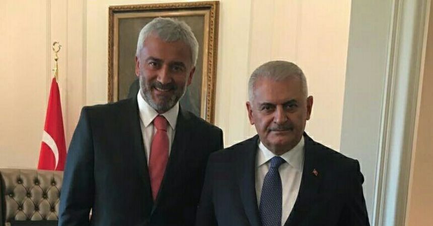 Başkan Yılmaz, Başbakan Yıldırım ile görüştü Başkan Yılmaz, Başbakan Yıldırım ile görüştü