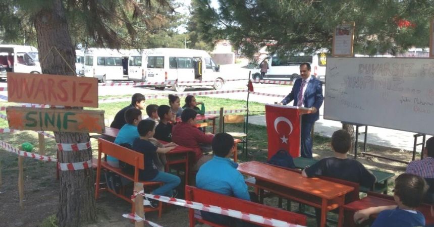 Duvarsız eğitim başladı Duvarsız eğitim başladı