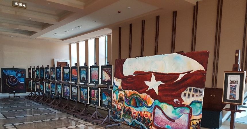 OMÜ'den Külliye'de 15 Temmuz sergisi OMÜ'den Külliye'de 15 Temmuz sergisi