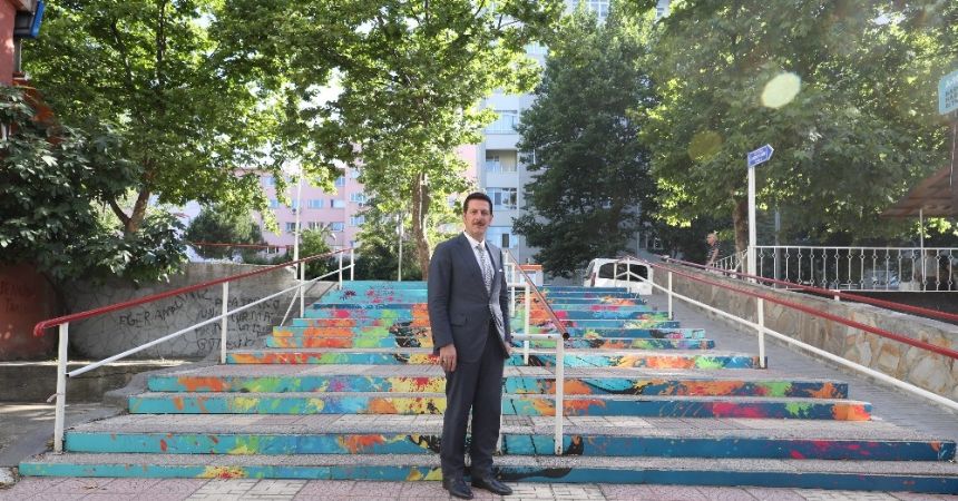 İlkadım sokakları olimpiyata hazır İlkadım sokakları olimpiyata hazır